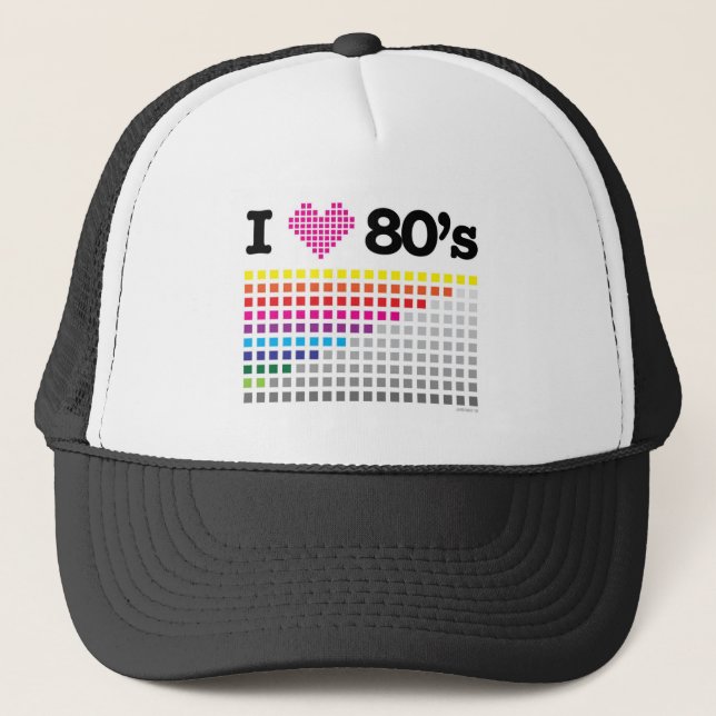 Gorra De Camionero i_ove 80s (Anverso)