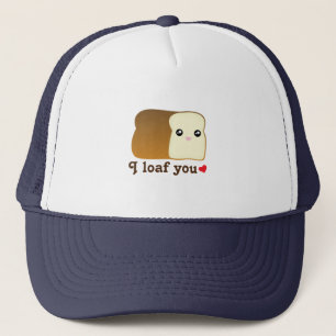 Gorra De Camionero I pan usted retruécano divertido de la comida del