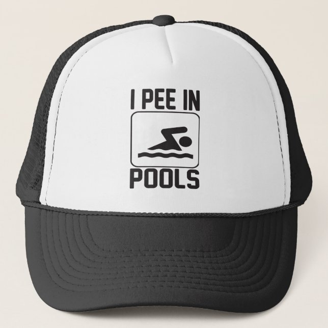 Gorra De Camionero I pee in the pools (Anverso)