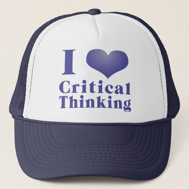 Gorra De Camionero I pensamiento crítico del corazón (Anverso)