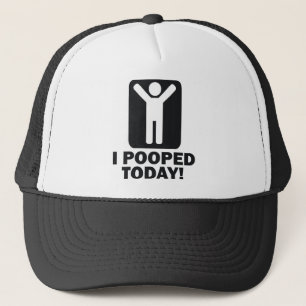 GORRA DE CAMIONERO I POOPED HOY
