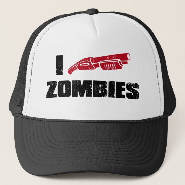 Gorra De Camionero i shotgun zombies (Anverso)