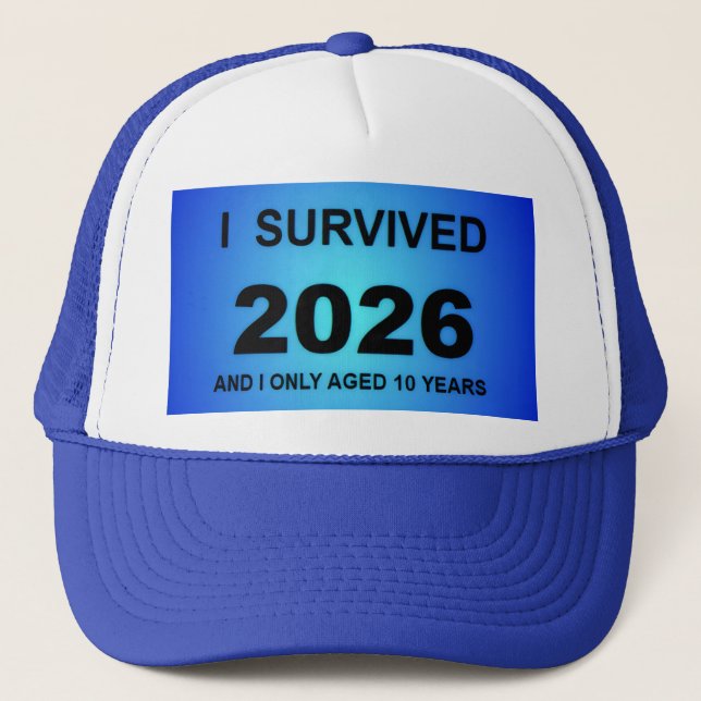 Gorra De Camionero I Survived 2026 (Anverso)