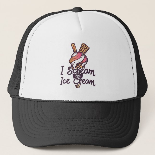 Gorra De Camionero Ice Cream Cone (Anverso)