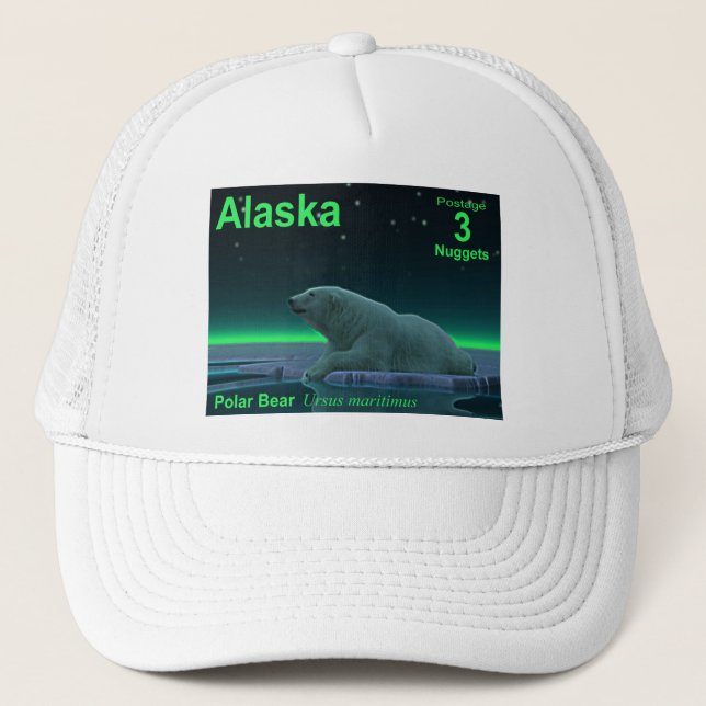 Gorra De Camionero Ice Edge Polar Bear (Anverso)