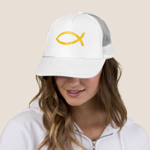 Gorra De Camionero Ichthus - símbolo cristiano de los pescados