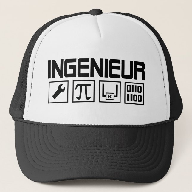 Gorra De Camionero Icono de Ingenieur (Anverso)