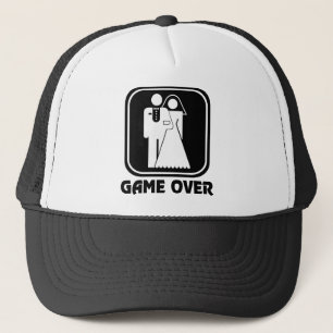 Gorra De Camionero Icono de la boda: Juego sobre el gorra/el