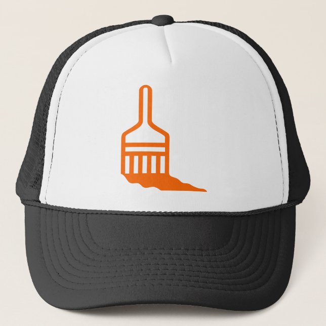 Gorra De Camionero Icono de pincel (Anverso)