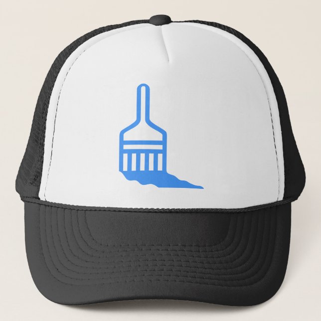 Gorra De Camionero Icono de pincel (Anverso)