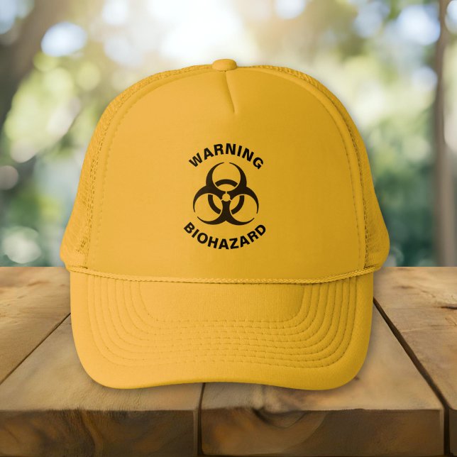 Gorra De Camionero Icono de riesgo biológico (Subido por el creador)