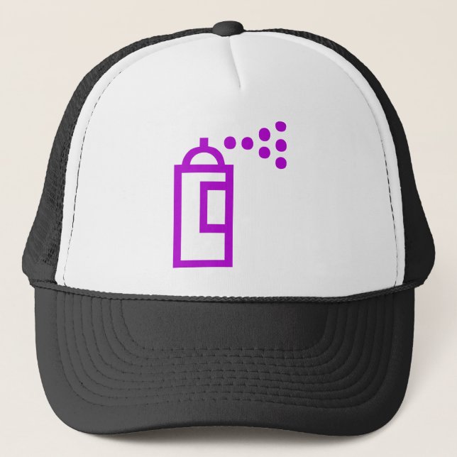 Gorra De Camionero Icono de Spray Can (Anverso)