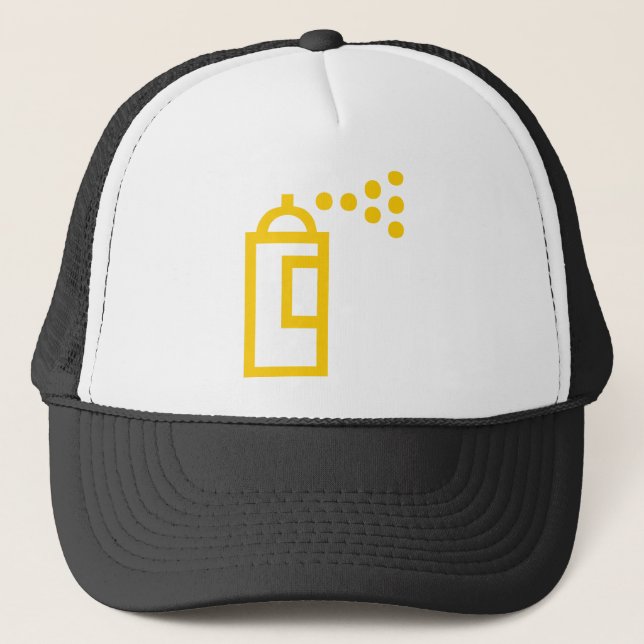 Gorra De Camionero Icono de Spray Can (Anverso)