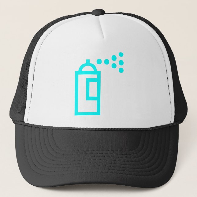 Gorra De Camionero Icono de Spray Can (Anverso)