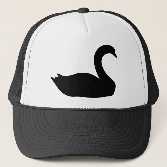 Gorra De Camionero icono del cisne negro (Anverso)