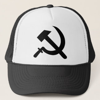 Gorra De Camionero icono del martillo y de la hoz