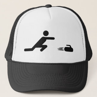 Gorra De Camionero icono que se encrespa negro