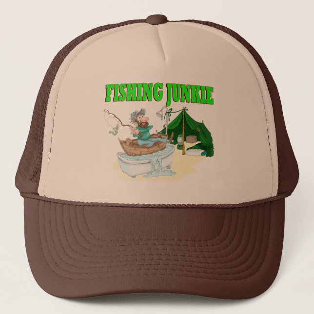 Gorra De Camionero I'd rather be Fishing! (Anverso)