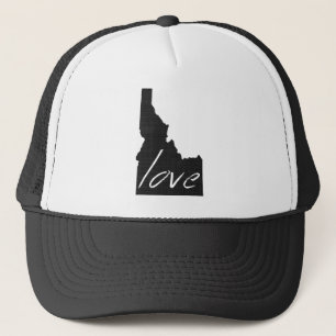 Gorra De Camionero Idaho Map Shaped Chalkboard Love Idahoan Adoring