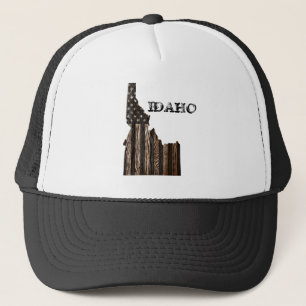 GORRA DE CAMIONERO IDAHO PATRIOT BURNT WOOD BLK