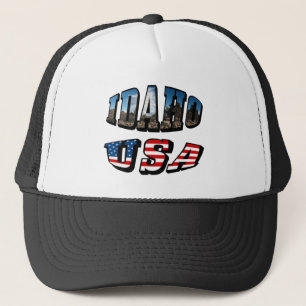 Gorra De Camionero Idaho Picture State and Flag USA Textos