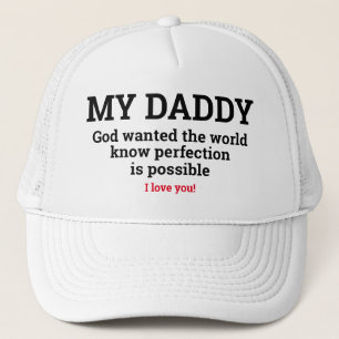 Gorra De Camionero Idea de regalo del Día del Padre MI PAPÁ ES PERFEC