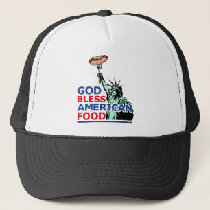 Gorra De Camionero Idea del Bbq y de la parrilla: Dios bendice la