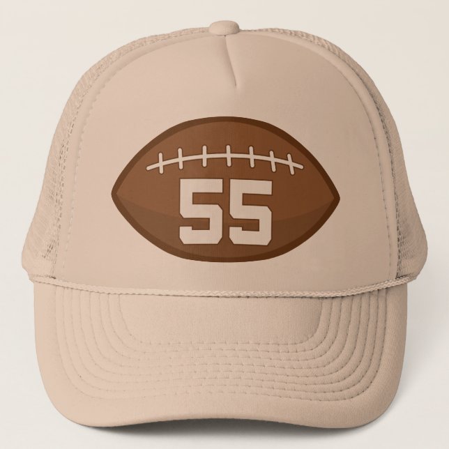 Gorra De Camionero Idea del regalo del número 55 del jersey del (Anverso)