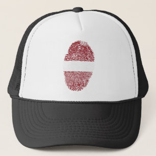 Gorra De Camionero Identidad del orgullo del país con huella digital