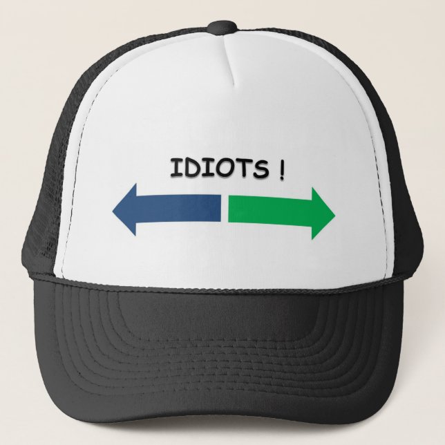 Gorra De Camionero idiotas (Anverso)