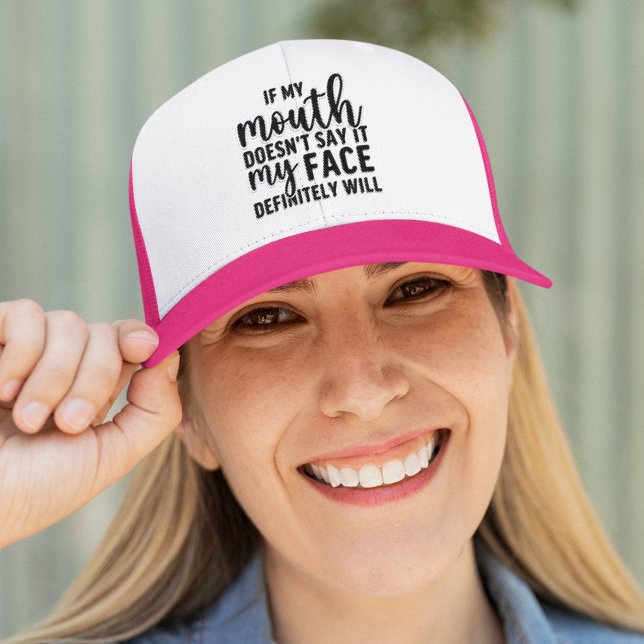 Gorra De Camionero If my Mouth Doesn't say it funny sarcastic (Subido por el creador)