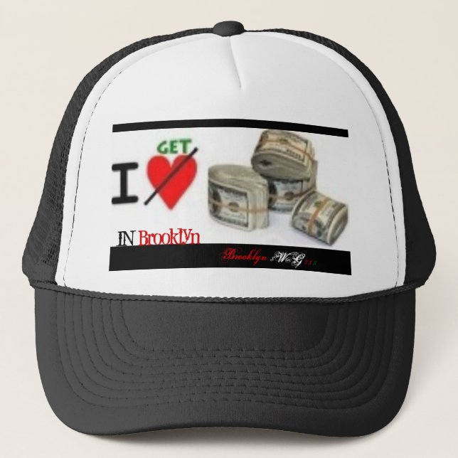 Gorra De Camionero igetmoney, Brooklyn, ADENTRO, Brookly (Anverso)