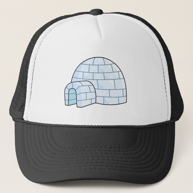 Gorra De Camionero Iglú del dibujo animado (Anverso)