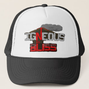 Gorra De Camionero Igneous es impresión del volcán Bliss
