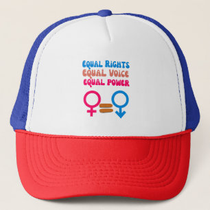 Gorra De Camionero Igualdad de Derechos Igual Voz Feminista Resistir