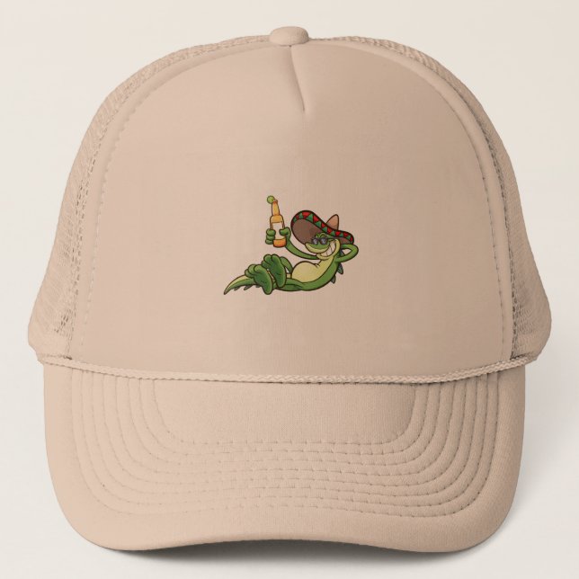 Gorra De Camionero iguana mexicana (Anverso)