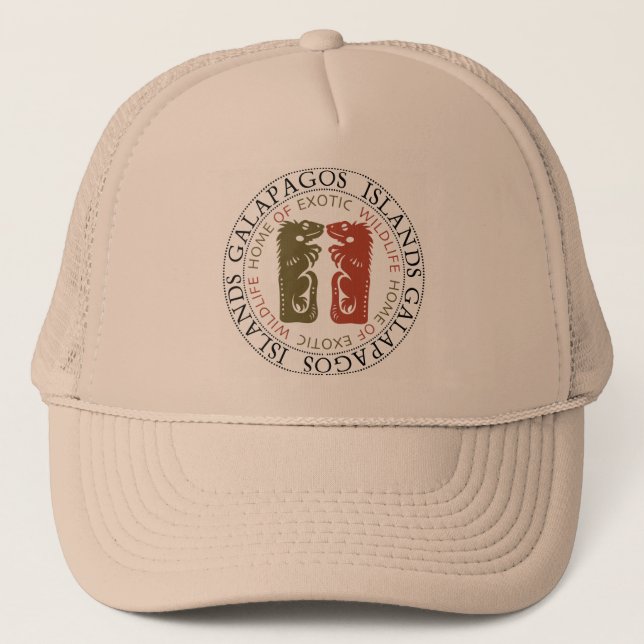 Gorra De Camionero Iguanas de las Islas Galápagos (Anverso)