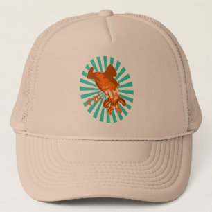 Gorra De Camionero Ika anaranjado