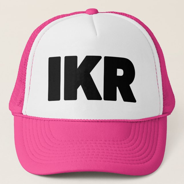 Gorra De Camionero IKR | Jerarquí de texto (Anverso)