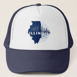 Gorra De Camionero Illinois Estados Unidos de América