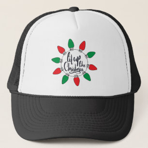 Gorra De Camionero Iluminar como Navidades Navidades de arte Gráficos