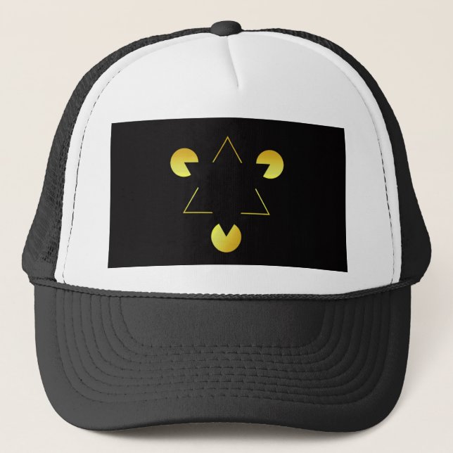 Gorra De Camionero Ilusión de la estrella dorada (Anverso)