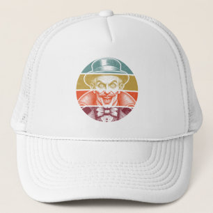 Gorra De Camionero Ilusionista retro para elementos ligeros