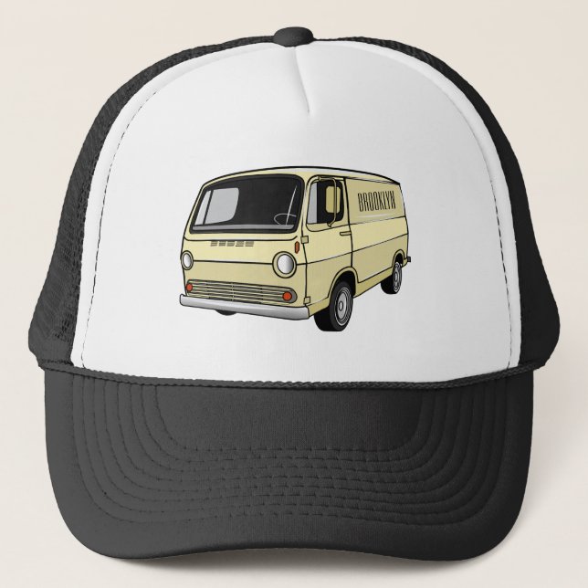 Gorra De Camionero Ilustracion clásico van personalizado (Anverso)