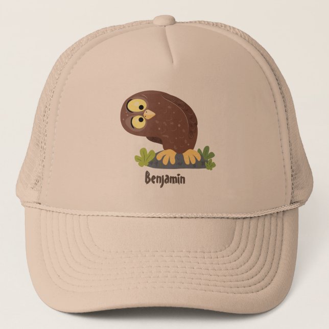 Gorra De Camionero Ilustracion curioso y gracioso de personalizado de (Anverso)