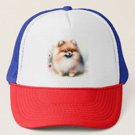 Gorra De Camionero Ilustracion cutáneo de pomerania