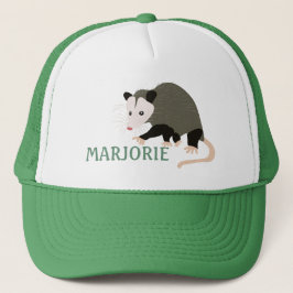 Gorra De Camionero Ilustracion Cute Possum personalizado