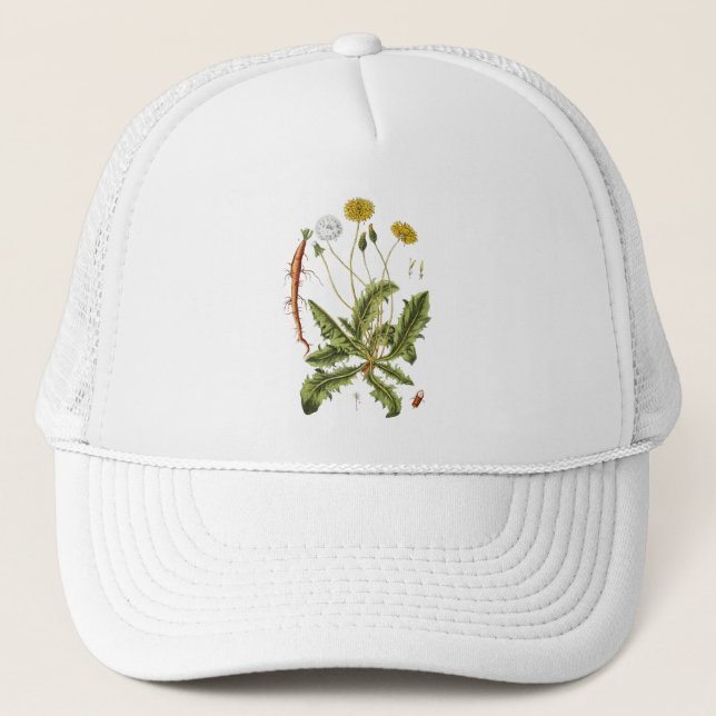 Gorra De Camionero Ilustracion Dandelion de época (Anverso)