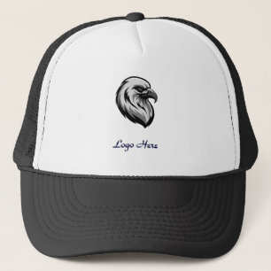 Gorra De Camionero Ilustración de Águila Sharp con Marca Editable