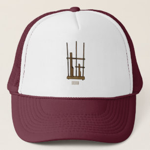 Gorra De Camionero Ilustracion de Angklung personalizado